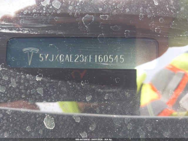 Aukcja sprzedaży 2019 Tesla Model X 100d/75d/long Range, vin: 5YJXCAE23KF160545, numer aukcji: 44755928