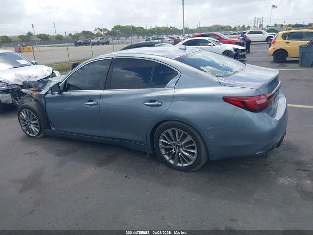 Продажа на аукционе авто 2018 Infiniti Q50 3.0t Luxe, vin: JN1EV7AP0JM366565, номер лота: 44755982
