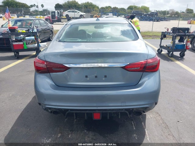 Продажа на аукционе авто 2018 Infiniti Q50 3.0t Luxe, vin: JN1EV7AP0JM366565, номер лота: 44755982