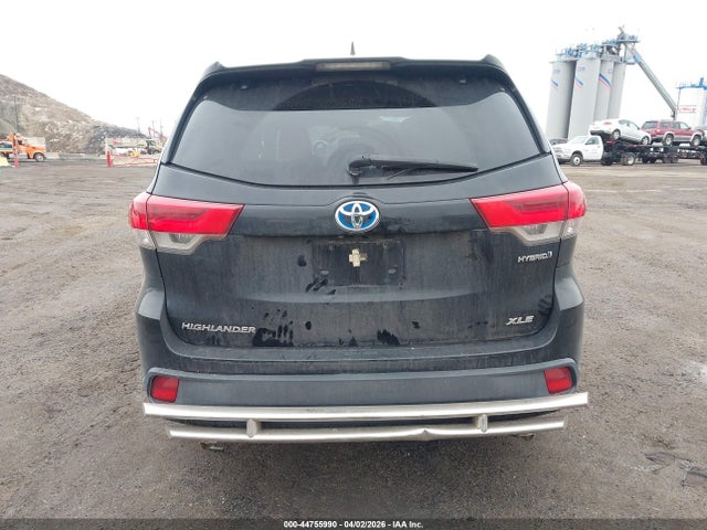 2018 Toyota Highlander Hybrid Xle მანქანა იყიდება აუქციონზე, vin: 5TDJGRFH2JS040256, აუქციონის ნომერი: 44755990