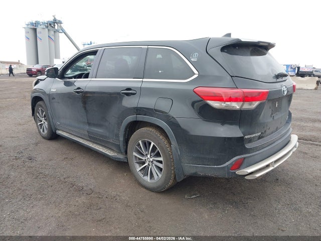 2018 Toyota Highlander Hybrid Xle მანქანა იყიდება აუქციონზე, vin: 5TDJGRFH2JS040256, აუქციონის ნომერი: 44755990