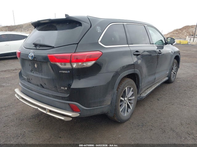 2018 Toyota Highlander Hybrid Xle მანქანა იყიდება აუქციონზე, vin: 5TDJGRFH2JS040256, აუქციონის ნომერი: 44755990