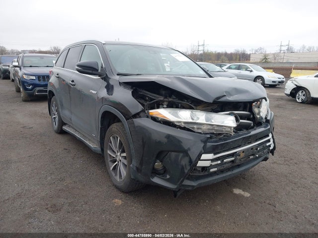 2018 Toyota Highlander Hybrid Xle მანქანა იყიდება აუქციონზე, vin: 5TDJGRFH2JS040256, აუქციონის ნომერი: 44755990