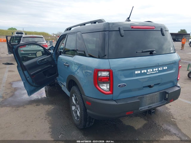 44756038 :رقم المزاد ، 3FMCR9D94NRE22999 vin ، 2022 Ford Bronco Sport Badlands مزاد بيع