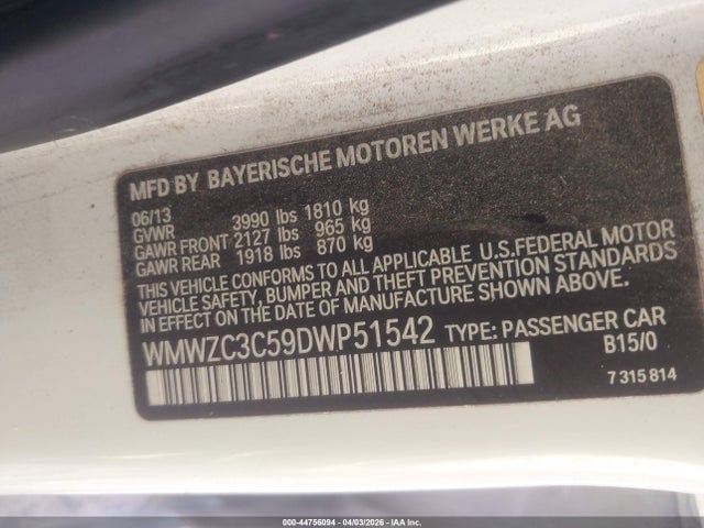 2013 MINI COUNTRYMAN WMWZC3C59DWP51542 Photo 8