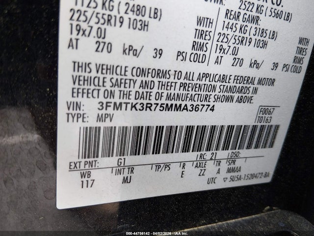 Ford Mustang Mach-e Premium 2021 3FMTK3R75MMA36774 Image 9