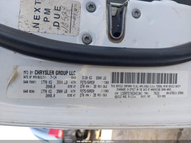 1C6RR7GT0ES421841 RAM 1500 Big Horn