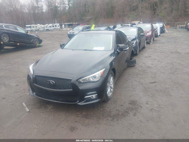 2015 Infiniti Q50 Premium მანქანა იყიდება აუქციონზე, vin: JN1BV7AR1FM414439, აუქციონის ნომერი: 44756282