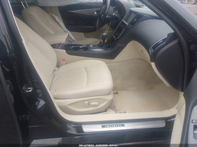2015 Infiniti Q50 Premium მანქანა იყიდება აუქციონზე, vin: JN1BV7AR1FM414439, აუქციონის ნომერი: 44756282