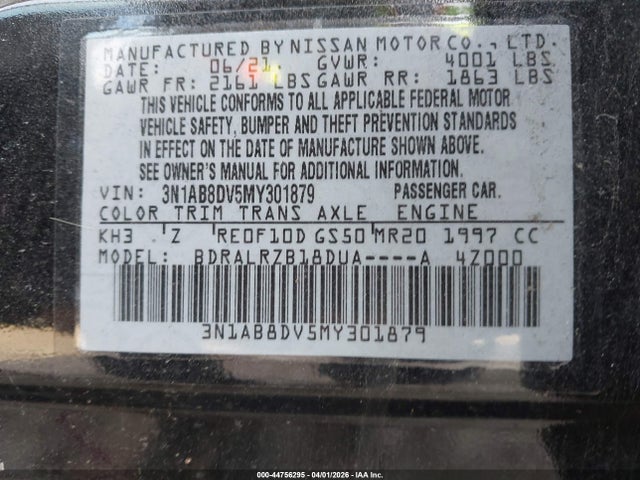 Nissan Sentra Sr Xtronic Cvt 2021 3N1AB8DV5MY301879 Image 9