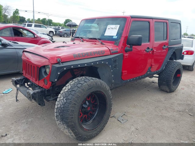 44756352 :رقم المزاد ، 1C4HJWDG0EL295245 vin ، 2014 Jeep Wrangler Unlimited Sport مزاد بيع