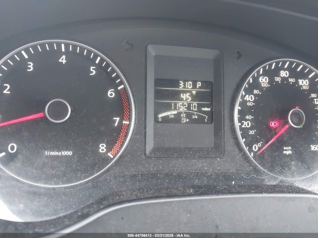 44756413 :رقم المزاد ، 3VWDX7AJ3CM457042 vin ، 2012 Volkswagen Jetta 2.5l Se مزاد بيع