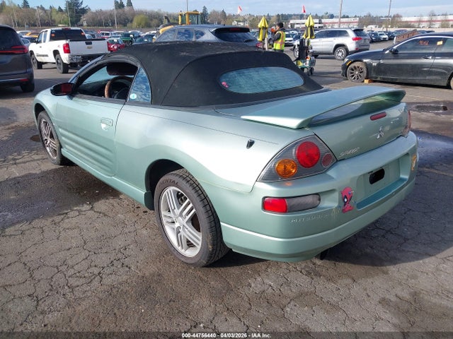 2003 MITSUBISHI ECLIPSE SPYDER 4A3AE55H53E056859 Photo 2