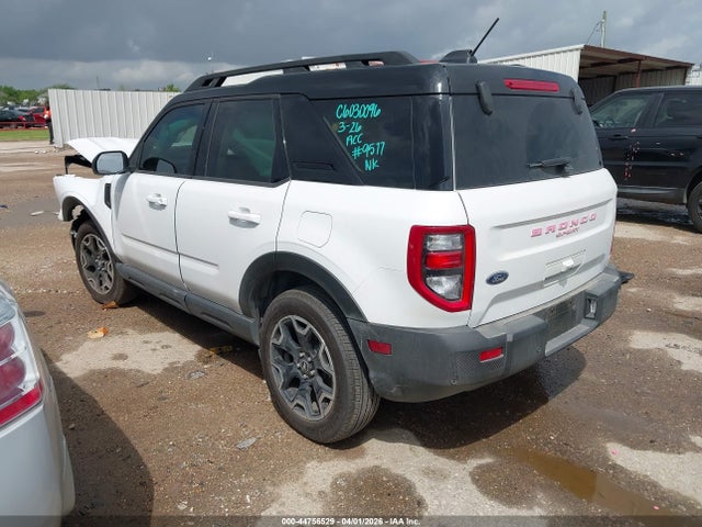 2025 Ford Bronco Sport Outer Banks მანქანა იყიდება აუქციონზე, vin: 3FMCR9CN1SRE69577, აუქციონის ნომერი: 44756529