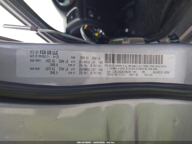 2019 JEEP GRAND CHEROKEE 1C4RJEAG0KC790270 Photo 8