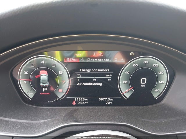 Aukcja sprzedaży 2023 Audi A4 Premium Plus 45 Tfsi S Line Quattro S Tronic, vin: WAUEAAF4XPA026206, numer aukcji: 44756645
