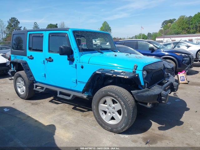 Aukcja sprzedaży 2017 Jeep Wrangler Unlimited Winter 4x4, vin: 1C4HJWEG3HL630050, numer aukcji: 44756713