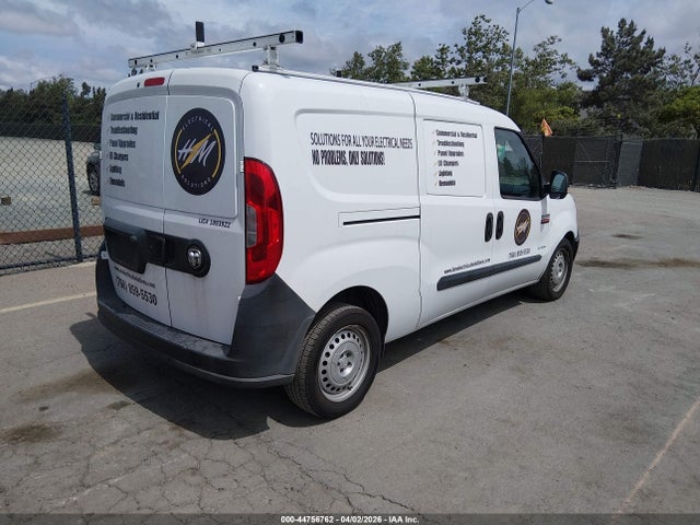 2017 Ram Promaster City Tradesman მანქანა იყიდება აუქციონზე, vin: ZFBERFAB9H6H22760, აუქციონის ნომერი: 44756762