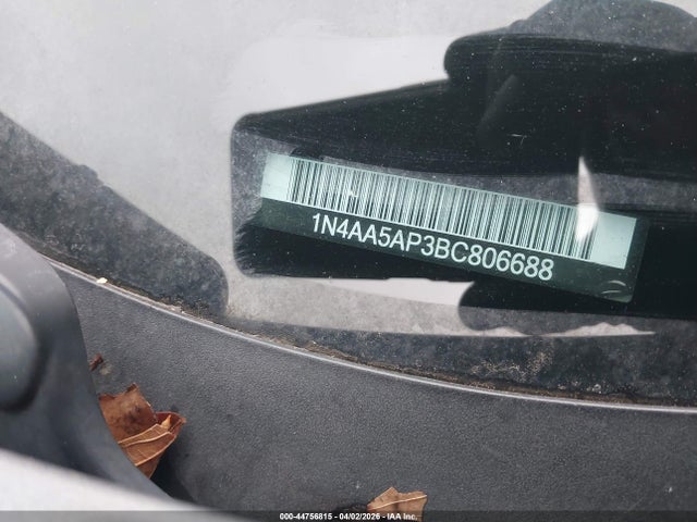 44756815 :رقم المزاد ، 1N4AA5AP3BC806688 vin ، 2011 Nissan Maxima 3.5 Sv مزاد بيع