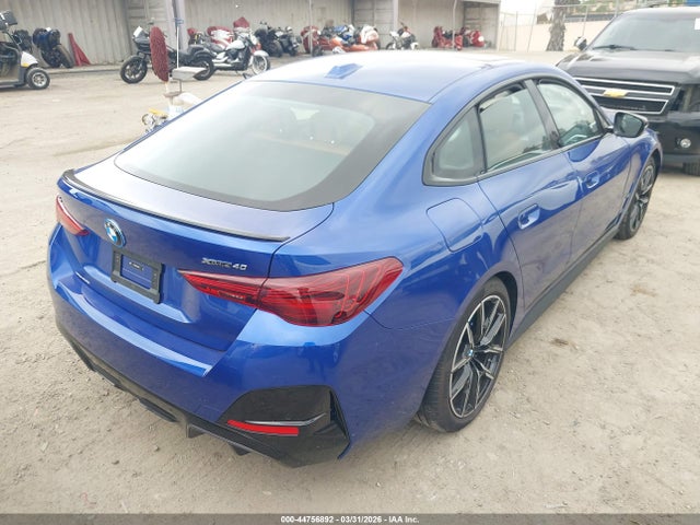 44756892 :رقم المزاد ، WBY43HD04SFU46541 vin ، 2025 Bmw I4 Gran Coupe Xdrive40 مزاد بيع