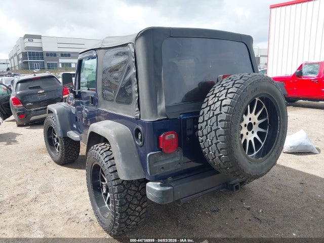 Aukcja sprzedaży 2002 Jeep Wrangler X, vin: 1J4FA39SX2P732721, numer aukcji: 44756999