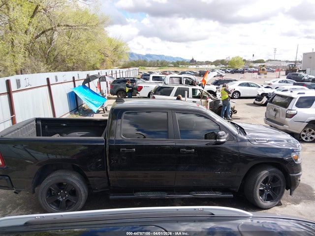 44757100 :رقم المزاد ، 1C6RRFFG6KN703975 vin ، 2019 Ram 1500 Big Horn/lone Star  4x4 5'7 Box مزاد بيع
