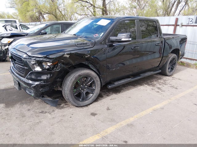 44757100 :رقم المزاد ، 1C6RRFFG6KN703975 vin ، 2019 Ram 1500 Big Horn/lone Star  4x4 5'7 Box مزاد بيع