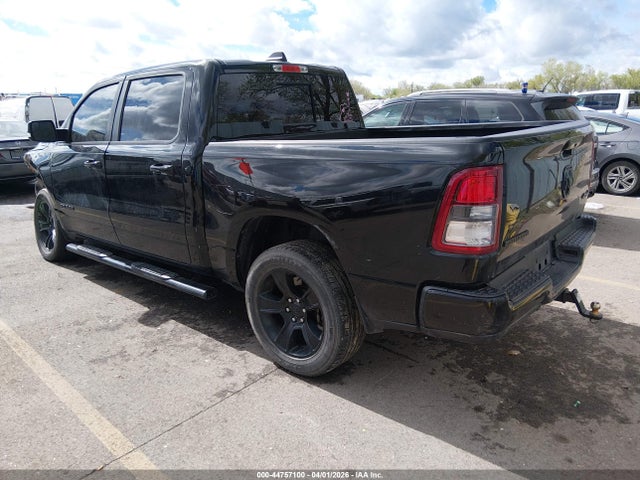 44757100 :رقم المزاد ، 1C6RRFFG6KN703975 vin ، 2019 Ram 1500 Big Horn/lone Star  4x4 5'7 Box مزاد بيع