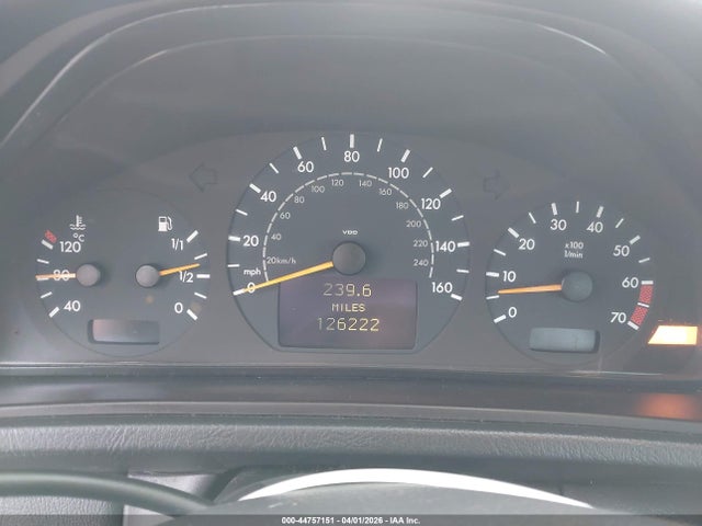 2003 Mercedes-benz Clk 320 მანქანა იყიდება აუქციონზე, vin: WDBLK65G53T134763, აუქციონის ნომერი: 44757151