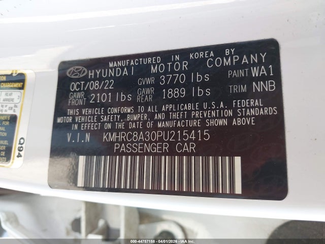 Hyundai Venue Limited 2023 KMHRC8A30PU215415 Image 9