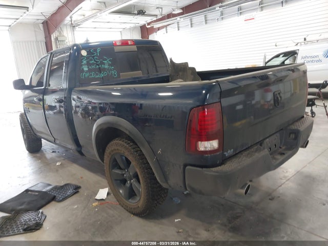 44757208 :رقم المزاد ، 1C6RR6GT3KS734209 vin ، 2019 Ram 1500 Classic Warlock  4x2 6'4 Box مزاد بيع