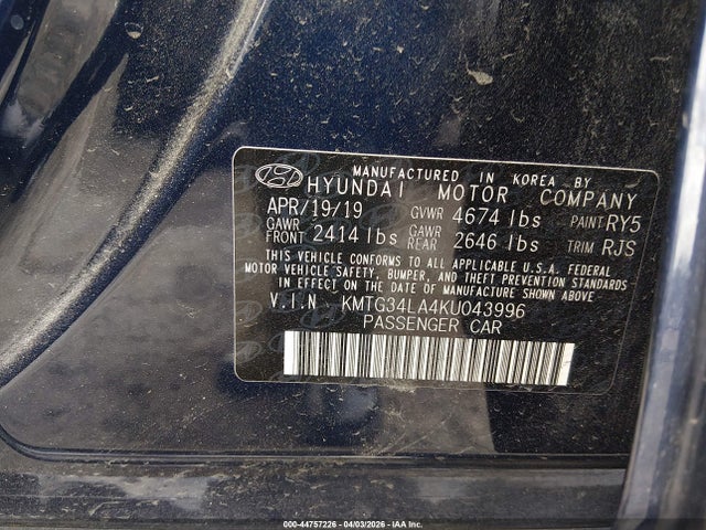 2019 GENESIS G70 KMTG34LA4KU043996 Photo 8