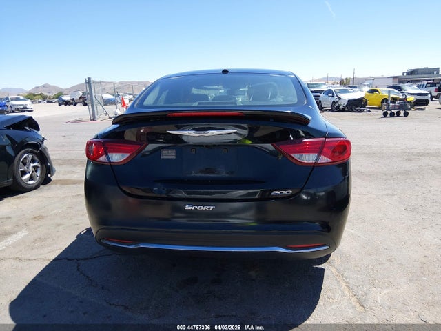 2015 Chrysler 200 Limited მანქანა იყიდება აუქციონზე, vin: 1C3CCCAB0FN734417, აუქციონის ნომერი: 44757306