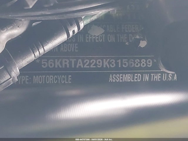 2019 INDIAN MOTORCYCLE CO. FTR 56KRTA229K3156889 Photo 9