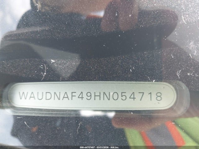 Aukcja sprzedaży 2017 Audi A4 2.0t Season Of Audi Premium, vin: WAUDNAF49HN054718, numer aukcji: 44757407