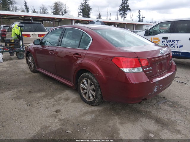 Продажа на аукционе авто 2012 Subaru Legacy 2.5i, vin: 4S3BMBA68C3026778, номер лота: 44757493