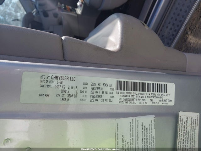 Продаж на аукціоні авто 2008 Chrysler Aspen Limited, vin: 1A8HX58N98F131702, номер лоту: 44757547