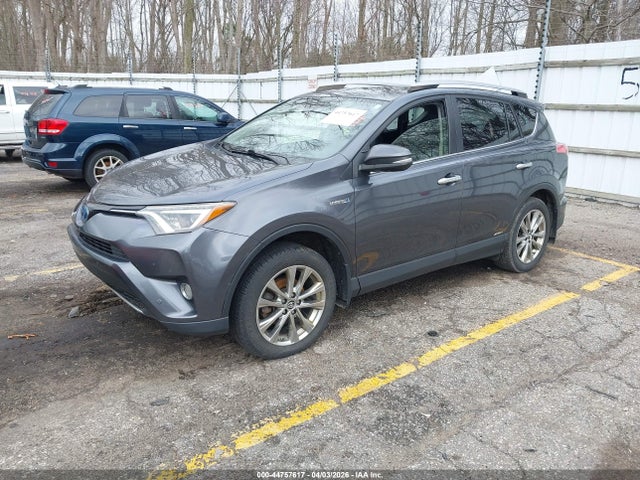 2018 Toyota Rav4 Hybrid Limited მანქანა იყიდება აუქციონზე, vin: JTMDJREV1JD190618, აუქციონის ნომერი: 44757617