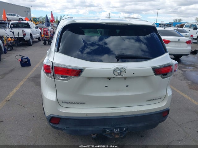 5TDDKRFH6GS319665 Toyota Highlander Limited Platinum V6