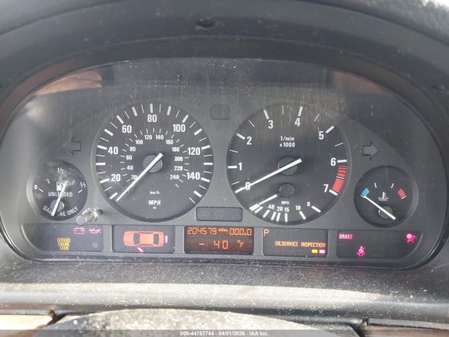 2001 Bmw 525ia მანქანა იყიდება აუქციონზე, vin: WBADT43451GX21192, აუქციონის ნომერი: 44757744