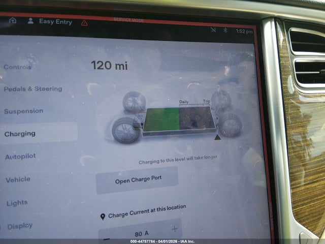 5YJSA1H15EFP61043 Tesla Model S P85