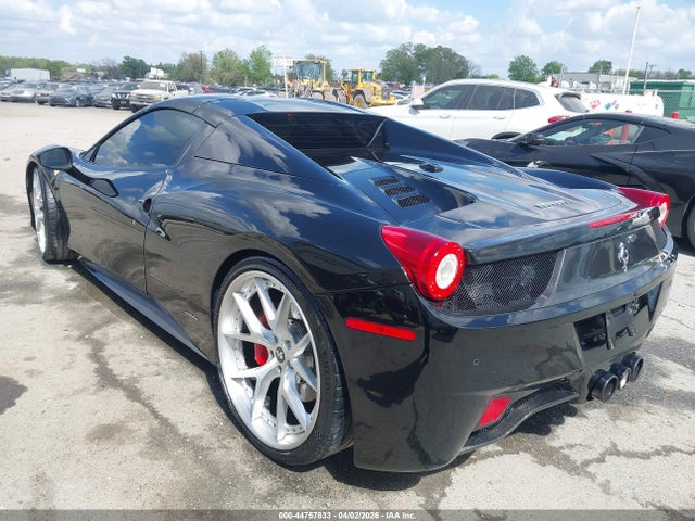 44757833 :رقم المزاد ، ZFF68NHA2F0211126 vin ، 2015 Ferrari 458 Spider مزاد بيع