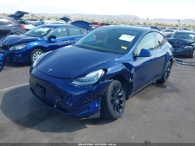 44757849 :رقم المزاد ، 7SAYGDEE5NF386842 vin ، 2022 Tesla Model Y Long Range Dual Motor All-wheel Drive مزاد بيع