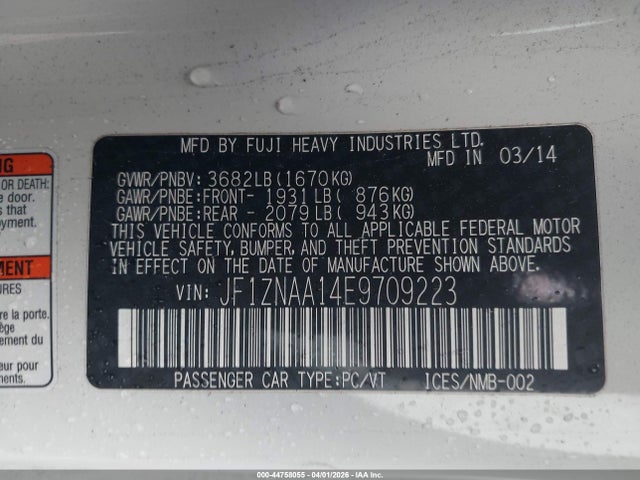 JF1ZNAA14E9709223 Scion Fr-s Monogram