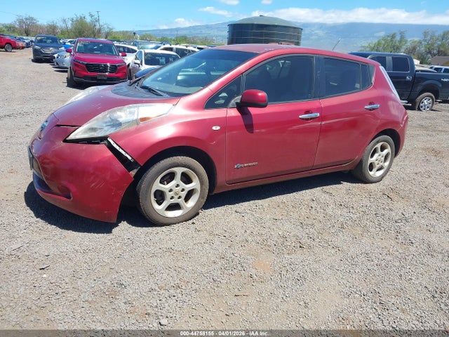 2011 Nissan Leaf Sl მანქანა იყიდება აუქციონზე, vin: JN1AZ0CP6BT001614, აუქციონის ნომერი: 44758155