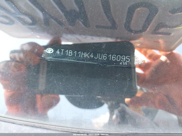 4T1B11HK4JU616095 Toyota CAMRY SE