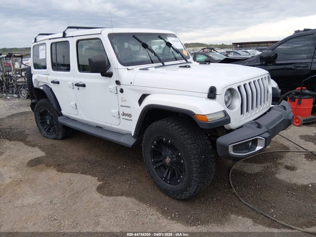 Продаж на аукціоні авто 2018 Jeep Wrangler Unlimited Sahara 4x4, vin: 1C4HJXEG6JW109978, номер лоту: 44758200