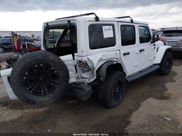 Продаж на аукціоні авто 2018 Jeep Wrangler Unlimited Sahara 4x4, vin: 1C4HJXEG6JW109978, номер лоту: 44758200