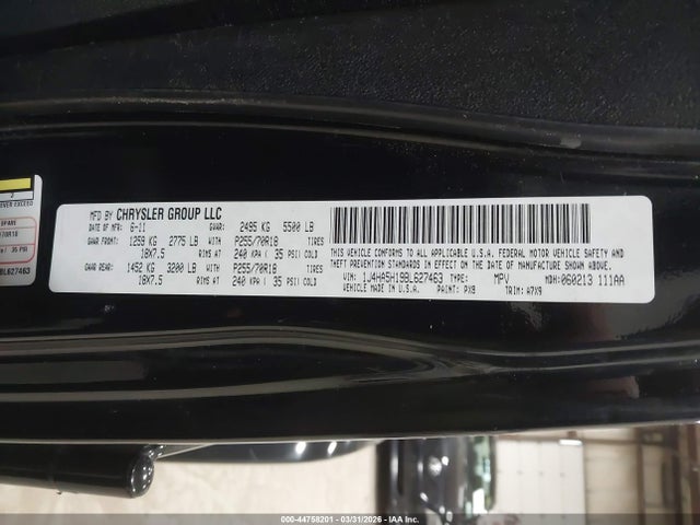2011 JEEP WRANGLER UNLIMITED 1J4HA5H19BL627463 Photo 8