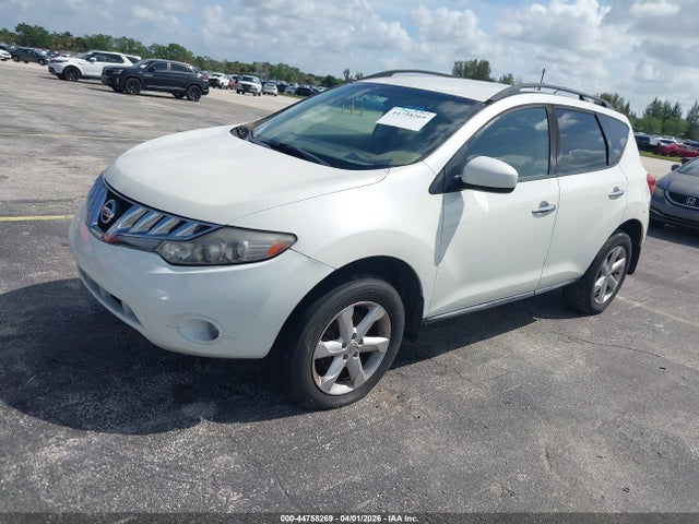 2009 Nissan Murano Sl მანქანა იყიდება აუქციონზე, vin: JN8AZ18U69W026561, აუქციონის ნომერი: 44758269
